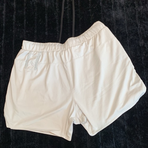 ASRV Lined Shorts Mens Medium Off White Drawstring Athletic Activewear DSG-0662 - Picture 2 of 8
